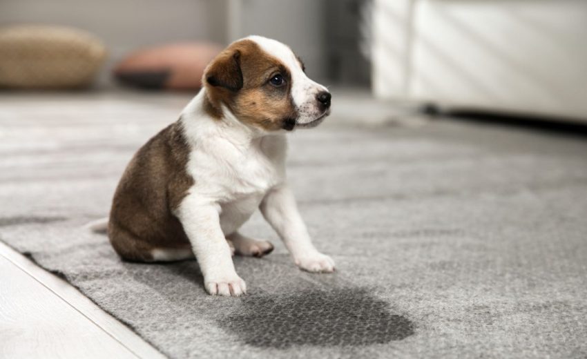 This is puppy that peed on a carpet | Carpet Cleaning For Pet owners in Bryanston, Randburg